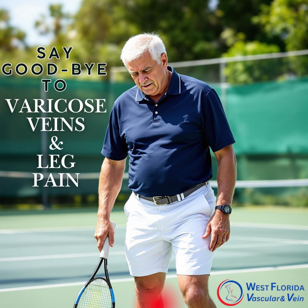 Varicose Veins and Leg pain ruining your game? West florida vascular and vein can help!